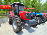 Tractor Massey Ferguson Usado a Precio Económico, 100hp 120hp MF1004 MF1204 para Agricultura con Implementos Agrícolas
