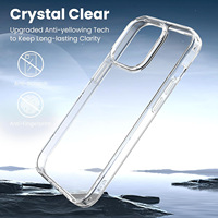 Coque de téléphone compatible avec Apple 17, coque de téléphone iPhone Air, coque transparente en TPU, coque de téléphone Apple 16, coque de téléphone Apple