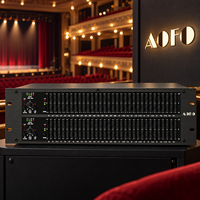Processeur d'égalisation sonore stéréo 1231, 2x31 bandes de fréquences avec connecteurs équilibrés pour lieux de concert et studios d'enregistrement