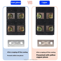 Bloc de bornes à vis série TC 60A 100A 150A 200A 300A 400A 600A 800A 1000A en cuivre pur pour connecteur de fil électrique