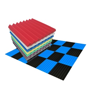 Cuñas de espuma absorbente de sonido de poliuretano 3D de bajo costo Panel acústico de fábrica para Studio Hotel Solución de diseño gráfico personalizado - Product Image 1