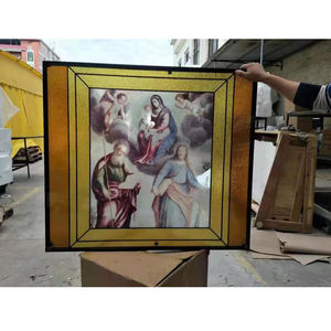 Dégradé décoratif Intérieur Plafond Dômes Vitrail antique Puits de lumière <span class=keywords><strong>Cathédrale</strong></span> Sécurité <span class=keywords><strong>Verre</strong></span> imprimé numérique - Product Image 3