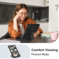 Étui antichoc à 3 couches pour Lenovo Tab One 8.7 K9 TB305FU 2025 avec support pliable en silicone et PC Armor OEM ODM