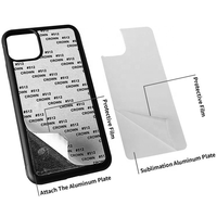 Étui de téléphone en verre trempé transparent personnalisé 2D pour Realme C21 Reno 6 pour Tecno LA7 pour Infinix X557