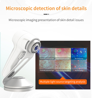 Miroir Magique Intelligent A6 AI MAX HD |   Analyseur de peau de bureau WiFi avec écran tactile 15,6 pouces - Analyse professionnelle du visage pour les soins de beauté