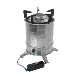 Poêle à <span class=keywords><strong>bois</strong></span> extérieur Portable Camping Randonnée Sac à dos Réchaud en acier inoxydable Réchaud de camping pliant - Product Image 3