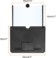 10 Inch Waterproof ABS Mobile Phone Screen Magnifier HD Video Amplifier Stand Bracket Folding Desk Holder