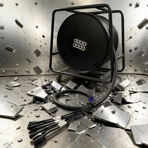 Enrollador de Cable Retráctil para Redes Industriales de 8 Canales, Conectores de Señal Eléctricos <span class=keywords><strong>CAT6</strong></span> CAT6A CAT7 <span class=keywords><strong>SF</strong></span>/<span class=keywords><strong>UTP</strong></span> - Product Image 1