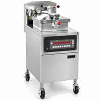 Friteuse électrique professionnelle 24L pour poulet frit avec filtration automatique de l'huile pour restaurant