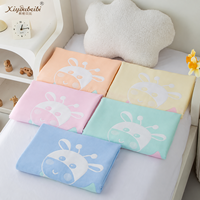 Couette rembourrée en coton et bambou pour bébé, 43,3x43,3 pouces, 6 couches, couverture de literie chaude pour chambre d'enfant