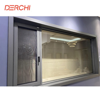 Ventanas de Aluminio con Doble Vidrio Aislante Acústico, Resistentes a Huracanes NFRC, Personalizadas