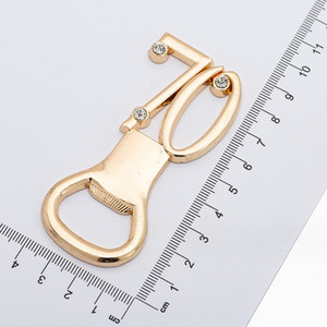 Apribottiglie Moderno in Lega di Zinco Dorato Ecologico HXY Factory, Decorazioni per Festa del 70° <span class=keywords><strong>Compleanno</strong></span>, Regali e Souvenir Promozionali - Product Image 2