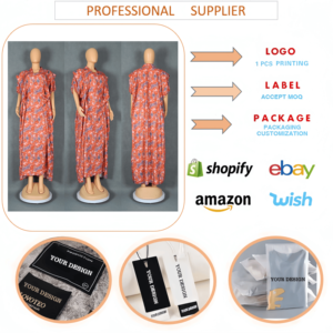Nueva llegada mujeres Dubai turco <span class=keywords><strong>Toga</strong></span> estilo africano nuevo estampado vestido de talla grande - Product Image 6