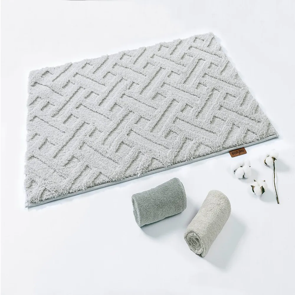 DADA – rideau de douche en coton avec tapis de bain, ensembles de tapis de bain, tapis antidérapant