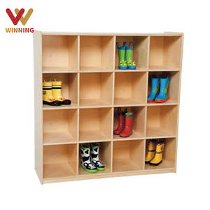 <span class=keywords><strong>Montessori</strong></span> armoire en bois casier Cubby chaussures stockage pour salle de classe pépinière <span class=keywords><strong>porte</strong></span>-<span class=keywords><strong>manteau</strong></span> pour garderie préscolaire salon meubles - Product Image 1