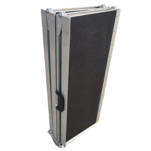 Rampe aus Aluminiumlegierung, faltbar, tragbar, für Behinderte, Senioren, Rollstuhlrampe, manuelle Rampe mit Tragegriff - BZ-ramp02F - Product Image 3