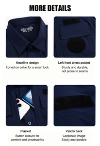 ชุดฝึกความปลอดภัยระบายอากาศสีดำสำหรับผู้ชายและผู้หญิงชุดลายพรางสวมใส่ได้สำหรับฝึกความปลอดภัย - Product Image 2