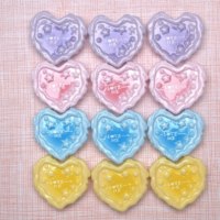 100 Piezas Mini Cabujones Planos con Diseño de Pastel de Amor para Scrapbooking, Manualidades, Decoración de Fundas de Teléfono, Accesorios para Lazos de Pelo y Adornos para Slime