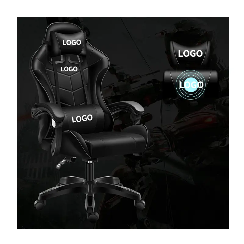 Factory Direct Sales chair for office gaming chair with lights and speakers Swivel silla gamer for Home Office