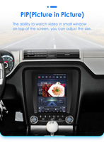 Autoradio Android CARUPEZ 9,7 pouces pour Ford Mustang 2010-2014 7862S 8 cœurs, style Tesla vertical, unité principale de navigation, DSP GPS