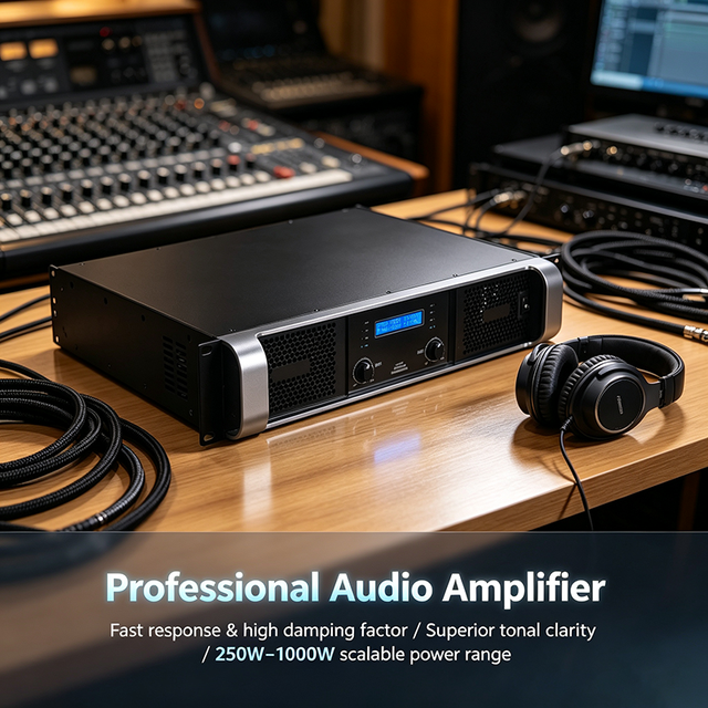 Class H Professional Audio Power Amplifier Low Distortion Power Amp for Karaoke Nightclub Live Stage Sound Equipment