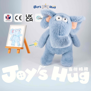 Nhà Máy Giá Tùy Chỉnh Thiết Kế Phim Hoạt Hình Màu Xanh Voi Plushie Bông Thú Nhồi Bông Đồ Chơi Động Vật Trẻ Em Dễ Thương Con Búp Bê Động Vật Nhà Sản Xuất - Product Image 1