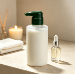 Dispensador de Loción de Plástico 33/410 de 4.5 ml, Color Verde Oscuro, Bomba Dosificadora de Cosméticos para Champú, Loción Corporal, Jabón de Manos - Product Image 3