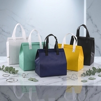 Bolsa Térmica Multiusos Aislada, Impermeable, de Tela No Tejida, con Revestimiento de Aluminio, para Almuerzo