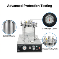 Equipo de Prueba de Inmersión IPX8, Probador de Presión Hidrostática para Pruebas de Laboratorio IEC 60529