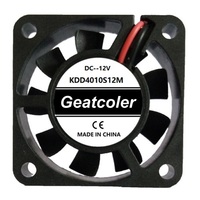 Ventilateur axial DC haute vitesse de taille mini 40 mm de Geatcoler Factory Wholesale, ventilateur de refroidissement DC à roulement à billes 40*40*10 mm