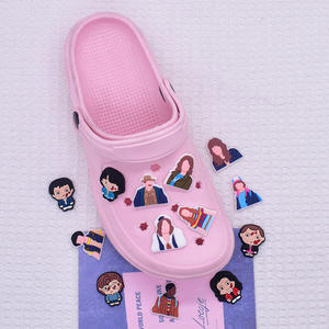 American Drama <span class=keywords><strong>Academy</strong></span> Cro Charms PVC Cartoon Shoe Boucle décorative avec accessoire floral pour l'amélioration des chaussures - Product Image 4