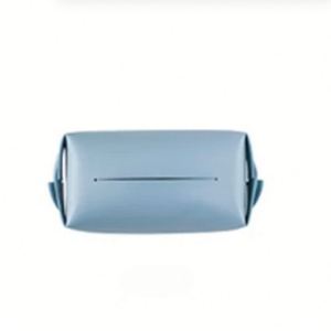 Étui rectangulaire en cuir PU imperméable et durable, style concis, pour mouchoirs domestiques, cadeau promotionnel - Product Image 4