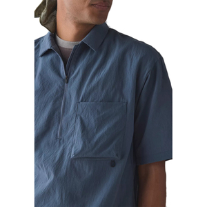 High Quality Breathable Quick Dry Short Sleeve <b>Shirt</b> for Men Summer Half <b>Zip</b> up Nylon t <b>Shirt</b> - Product Image 2
