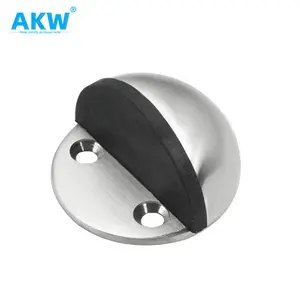 Stainless Steel Door Stopper Wall Protector Glass Shower Door Stop