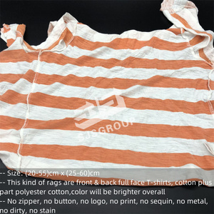 100% Cotton <strong>White</strong> Mechanic Rags Garment Scraps Bulk Mixed Rags <strong>Used</strong> Printed T <strong>Shirt</strong> Wiping Rags - Product Image 4