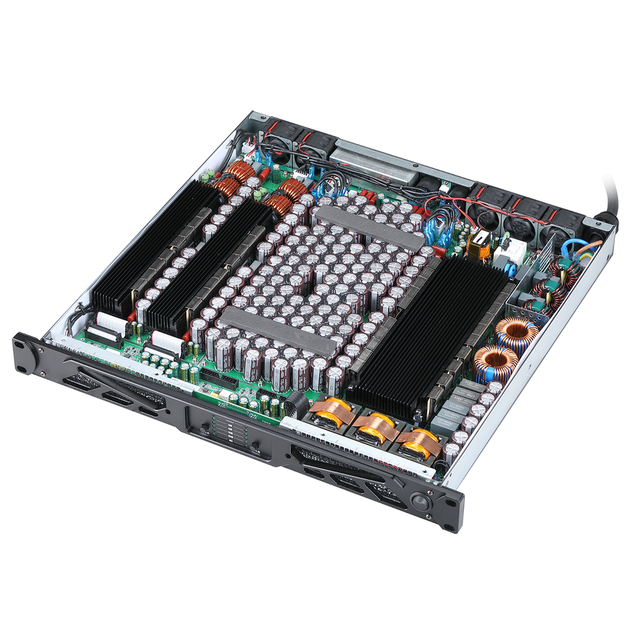 1U Digital Amplifier, Class D, 2-Channel, 3500W Professional Power Amplifier: Suitable for Outdoor Party Stages.