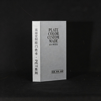 Brochure d'échantillons de couleurs en carton pliable personnalisée, imprimée offset avec pelliculage, pour échantillons de portes d'armoires, armoires et cuisines