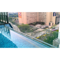 Piscine en acrylique transparente Leyu, la plus vendue de notre usine chinoise, taille personnalisable, design tendance pour adultes, garantie 10 ans