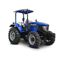 Traktor Mini Kebun Lovol M704 70hp 4wd Mesin Diesel dengan Loader Depan