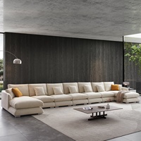 Neuankömmling Fundas Comfort Sofas 7-Sitzer Stoff Italienische klassische Wohnzimmer möbel Sofa Set