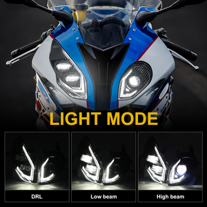 Faro Delantero para Motocicleta <span class=keywords><strong>S1000RR</strong></span> con Luz de Circulación Diurna LED, Homologado por Emark, para BMW <span class=keywords><strong>S1000RR</strong></span> 2015-2018 - Product Image 4