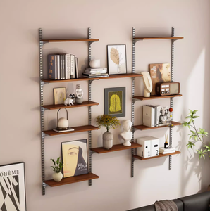 Fashion High Quality Home Furniture Nature <strong>Live</strong> <strong>Edge</strong> Storage Display Book Stacking Racks <strong>Shelf</strong> - Product Image 1