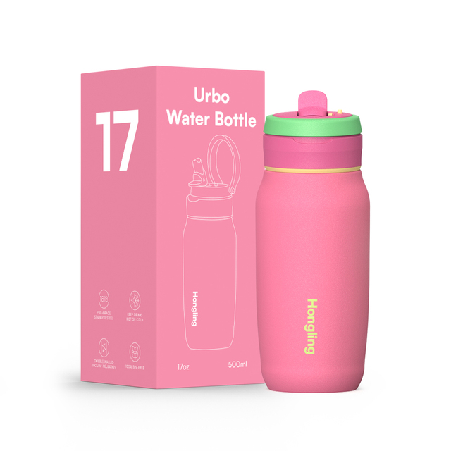 Eco-Friendly Double Wall 18/8 Stainless Steel Vacuum Insulated Water Bottle Hot Sale Large Capacity Leak-proof Thermal Flask