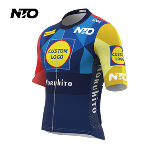 Maillot de cyclisme personnalisé pour équipe, tissu MITI haute performance, séchage rapide, maillot de vélo de route pour hommes et femmes - Product Image 5