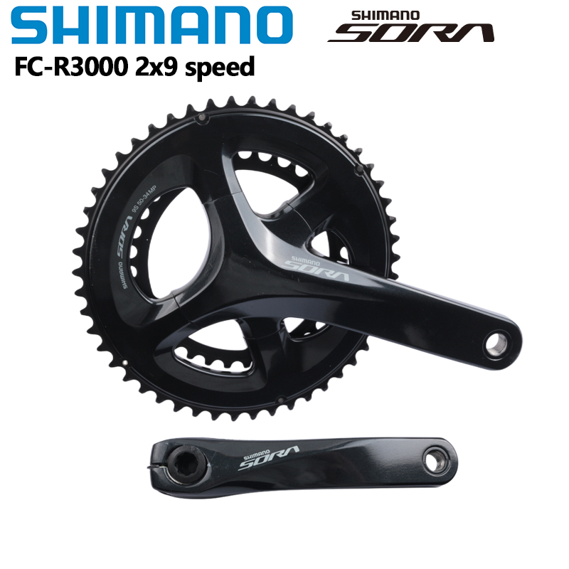 Shimano Sora FC-R3000 Crankset for Road Bikes - 2x9 Speed