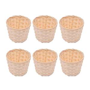 Panier de rangement en bambou naturel fait main, tressé à la main, écologique, pour le linge, les jouets, la décoration intérieure - Fournisseur - Product Image 4