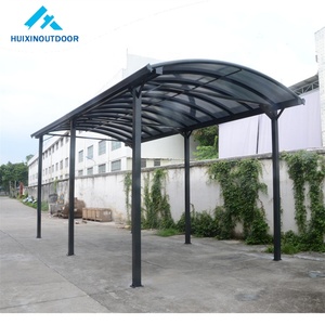 <span class=keywords><strong>2</strong></span>-Garage de voiture préfabriqué Aluminium Aluminium <span class=keywords><strong>Carport</strong></span> Pole 6X3m Préfabriqué RV Couverture Hangar Métal Allée Porte Auvent Nature Traité sous pression - Product Image 2