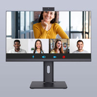 PC Todo en Uno de 23.8 Pulgadas, Monobloque, Intel Core I7 Octa Core, 16 GB DDR4, SSD de 512 GB, Monitor LCD con Panel IPS, Windows 10 para Negocios, Cámara de 3MP