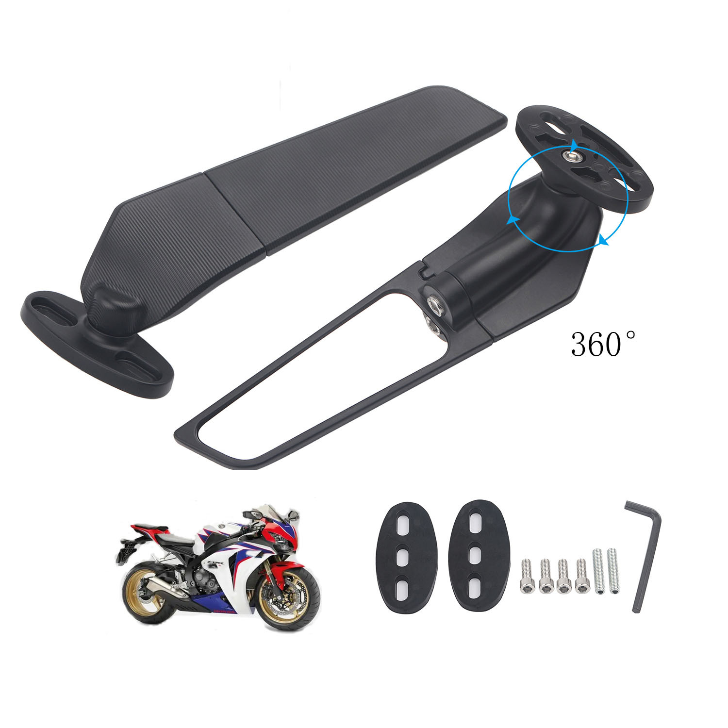 ZAISCH Retrovisore per Keeway per Tx125 per TX 125 Specchietti ZAISCH Retrovisore per Keeway per Tx125 per TX 125 Specchietti