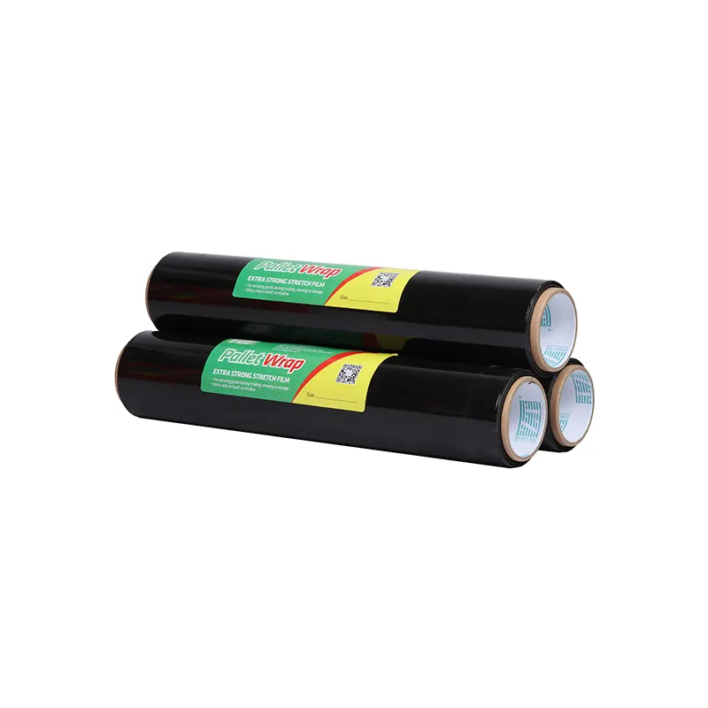 Black Stretch Wrap LLDPE Wickel folie für Paletten wickel